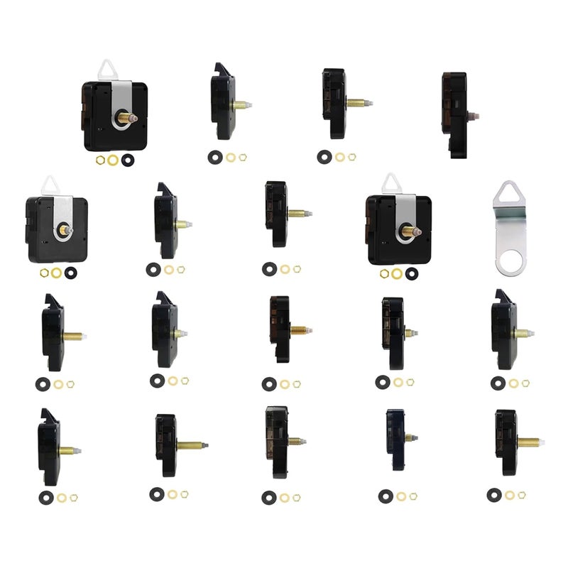 Quiet Operation Long Shaft Clock Movement Quartz Mechanism 16.5 Inch Replacement Repair Kit - Image 4
